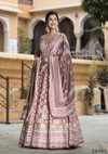 Samanta By Tejasvee Dola Silk Printed Designer Gown With Dupatta Suppliers In India