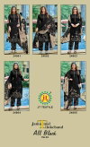 All Black Vol 24 By Jt Rayon Fancy Embroidery Dress Material Exporters In India
