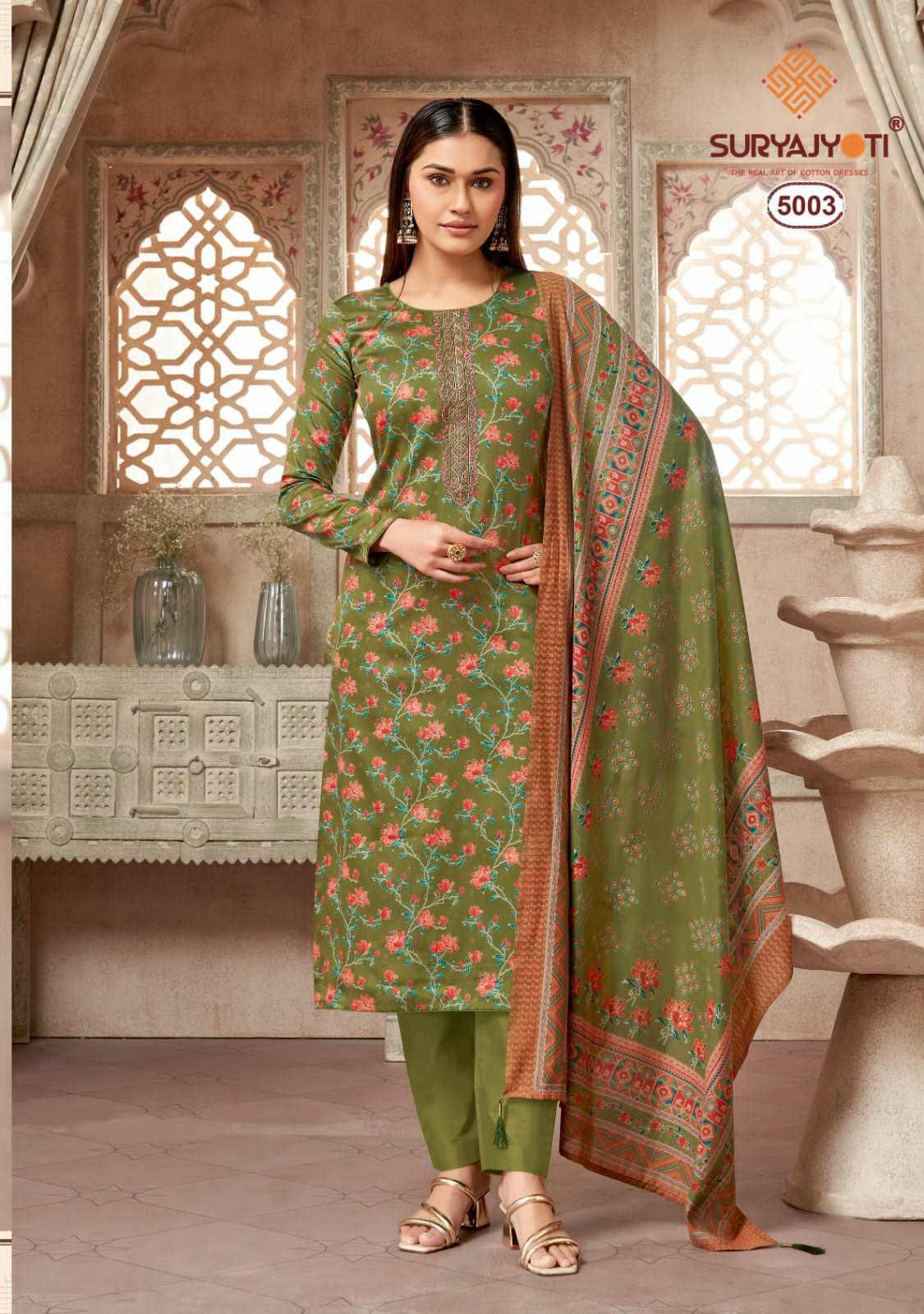 Suryajyoti Kalki Vol 5 Printed Cotton Dress Material Catalog
