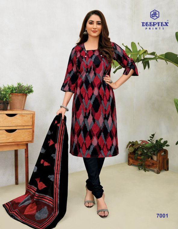 Deeptex Miss India 70 Casual Daily Wear Cotton Printed Dress Material Collection