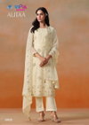 Alitaa By Vipul Crinkle Chiffon Embroidery Designer Salwar Suits Exporters In India