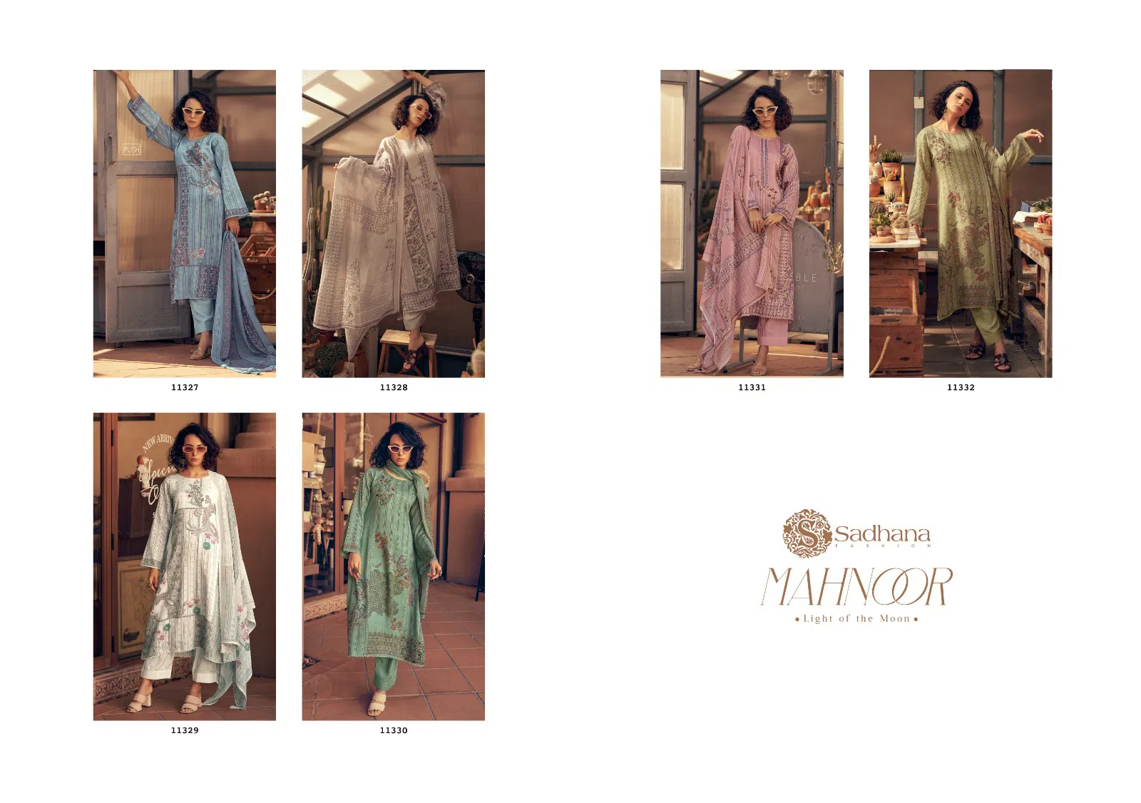 Mahnoor By Sadhana Jam Cotton Digital Printed Dress Material Wholesale Online