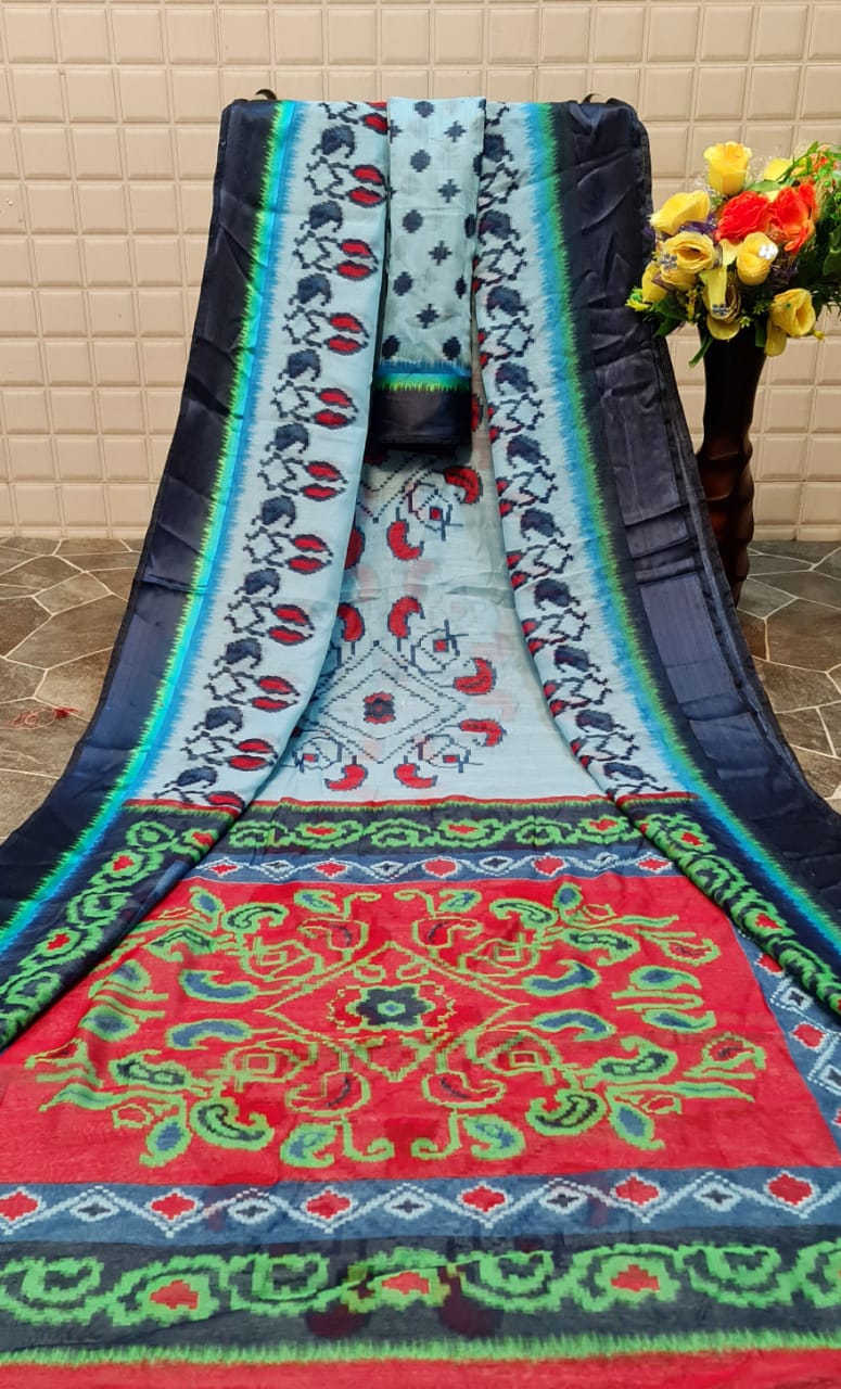 Mahek 3 Latest Daily Wear Casual Wear Printed Linen Cotton Saree Collection 