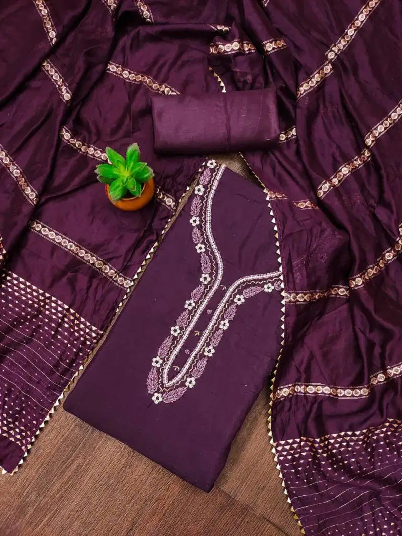 Color Set 9058 Fancy Cotton Silk Dress Material Wholesale Suppliers In Mumbai