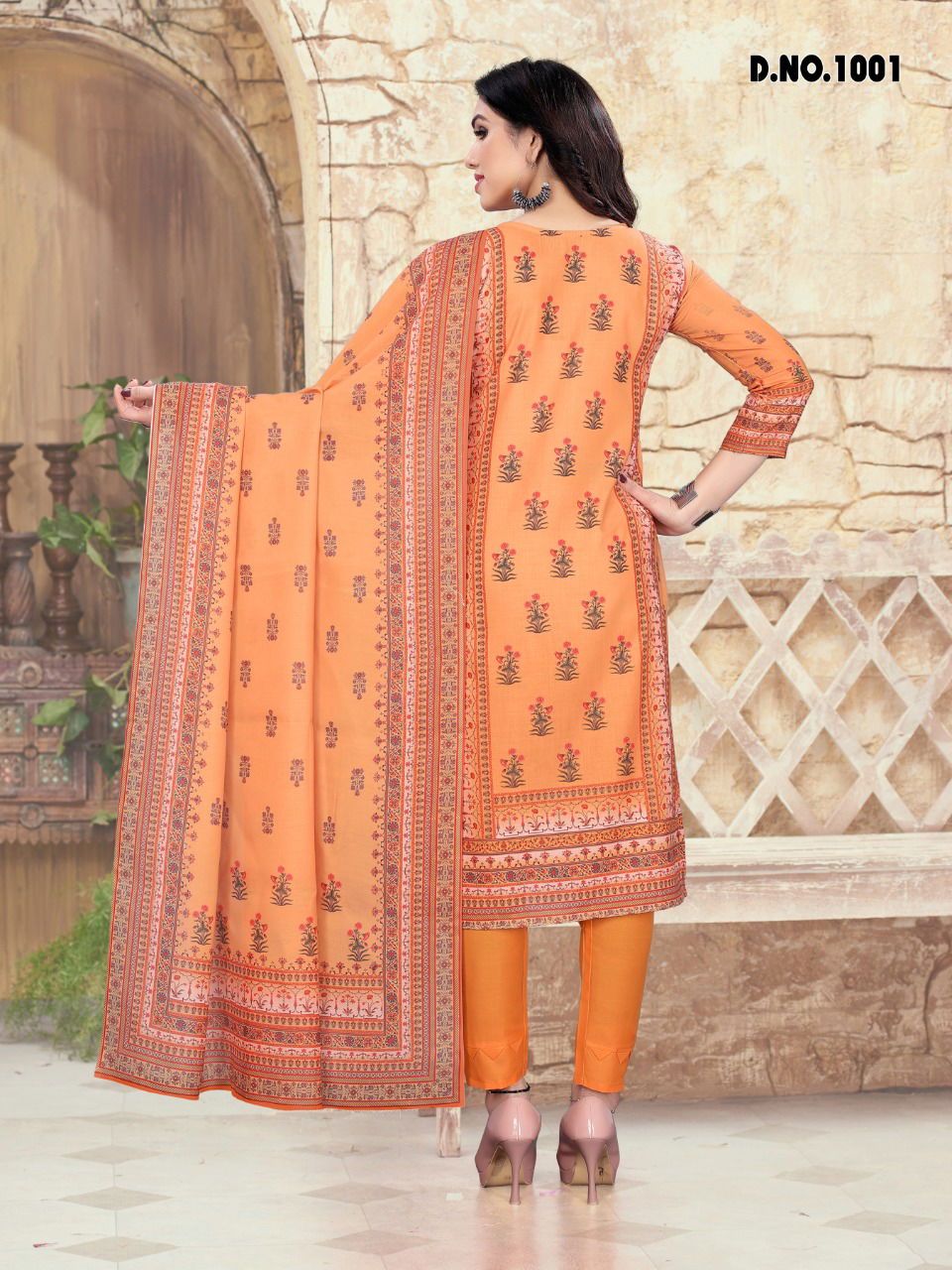 Naaz 1 Beautiful Designer Casual Daily Wear Printed Cotton Dress Material Collection
