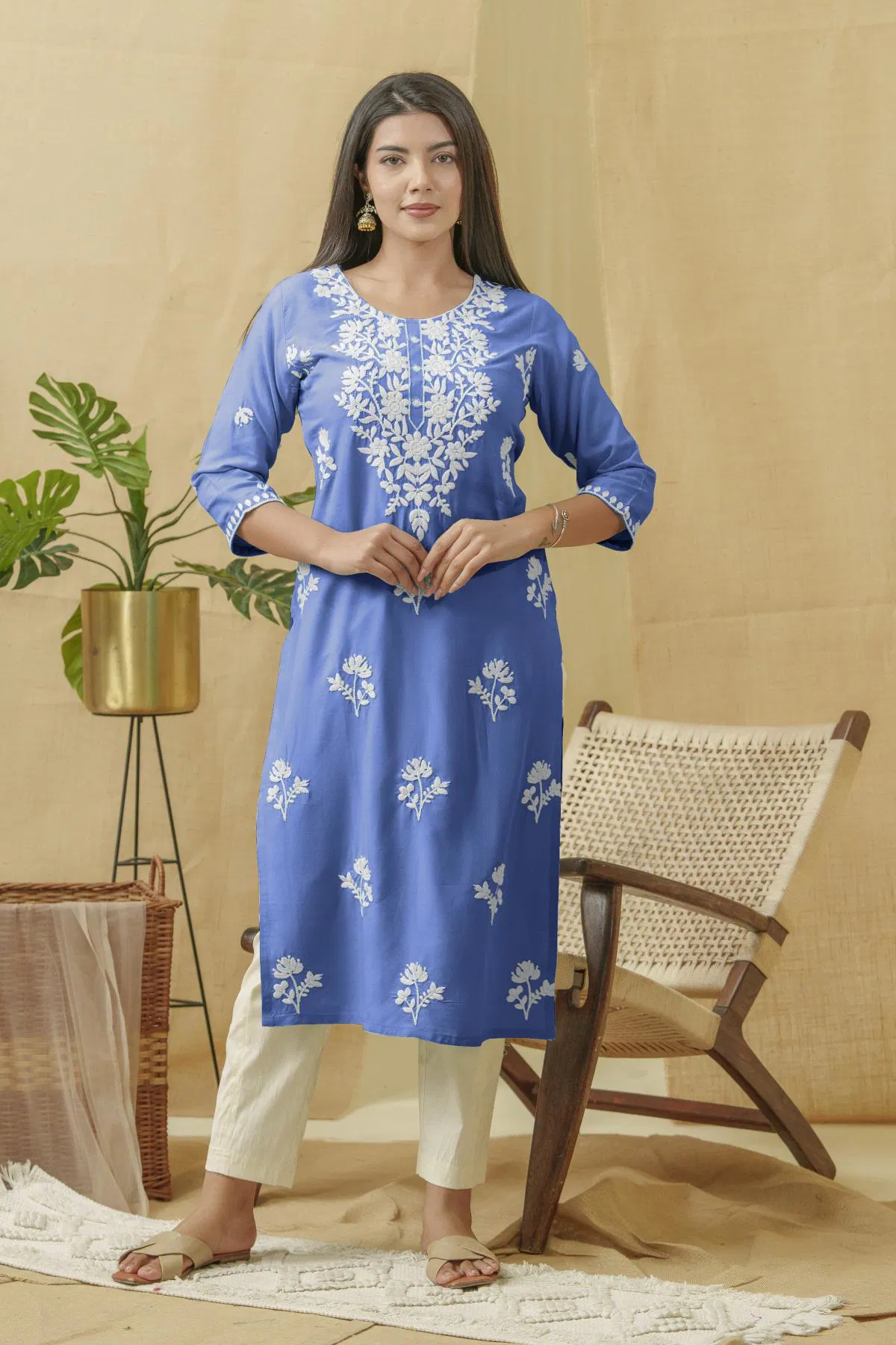 Chikankari Kurta By Psyna Online Wholesale