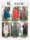 Sanju By Blue Hills Rayon Plus Size Anarkali Kurti Set Exporters In India
