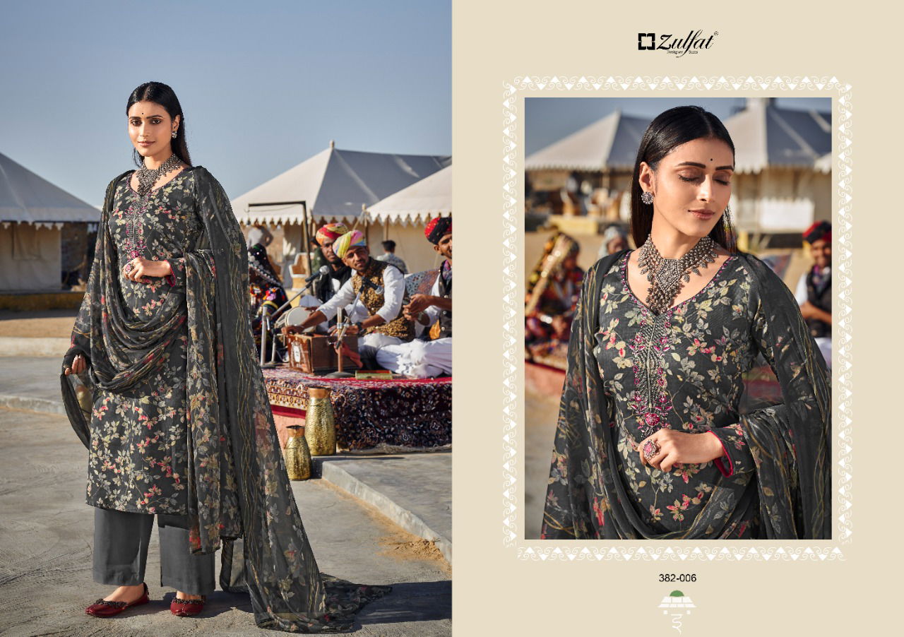 Zulfat Avisha Fancy Festive Wear Cotton Printed Ready Made Dress Collection