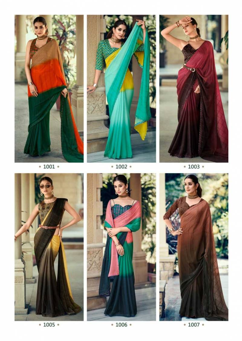 Sanskar Firki Chiffon Weaving Pattern Digital Border Daily Wear Saree Wholesale Online