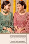 Noorain By Vinay Kuleesh Gold Silk Salwar Kameez