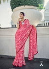 Malaika By Sanskar Embroidery Work Georgette Saree Wholesale Clothing Distributors In India