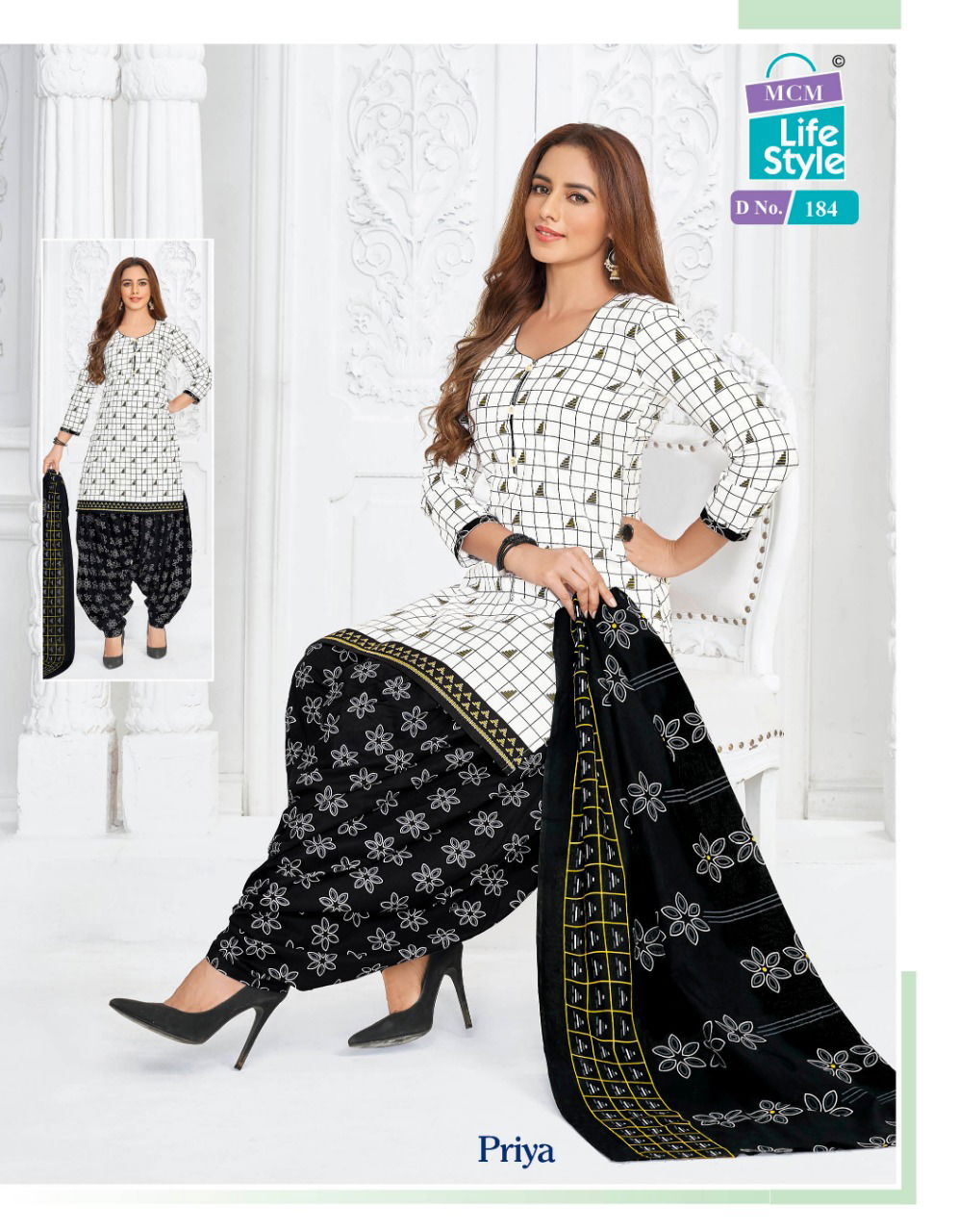 MCM Lifestyle Piya Latest Collection Of Pure Cotton Ready Made Salwar Suit Collection