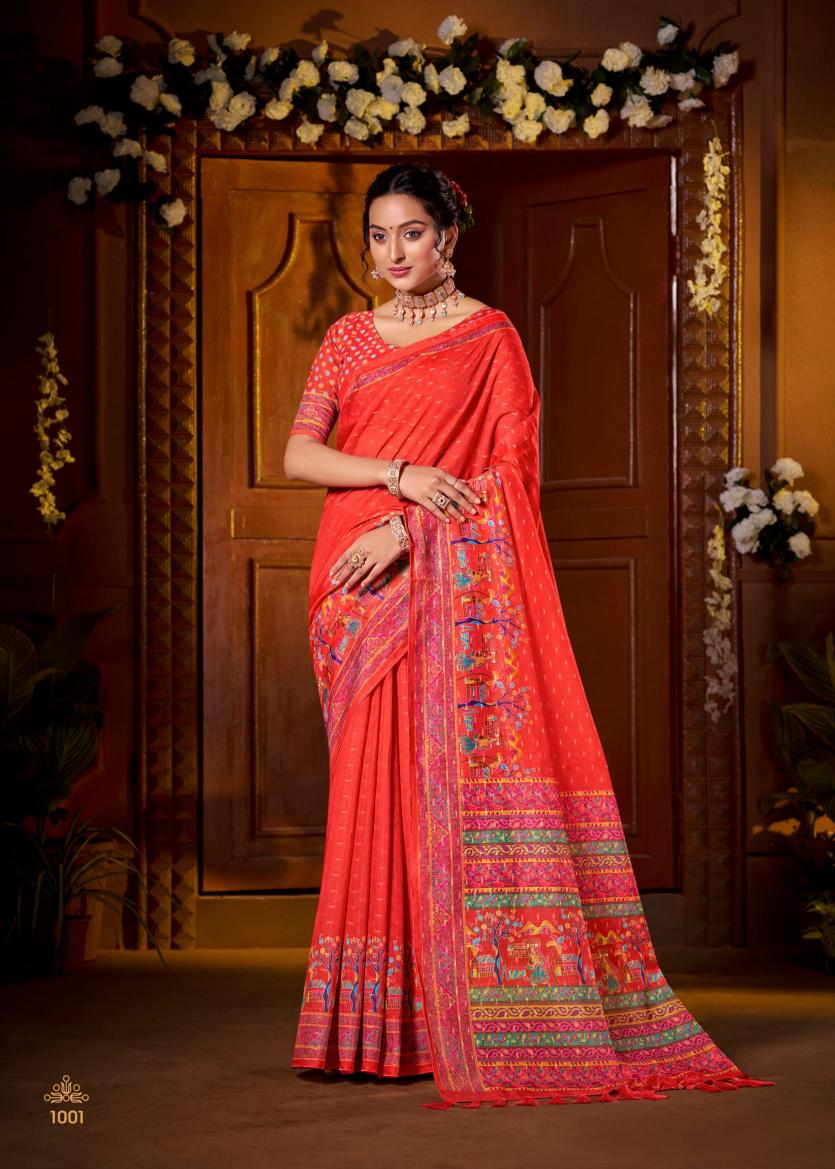 Alankarana Vol 3 By Sanskar Printed Cotton Saree Online Wholesale