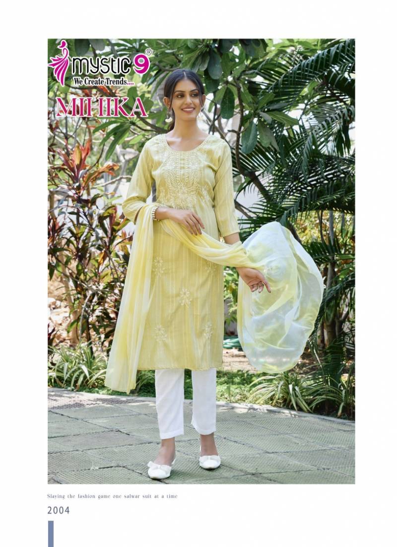  Mihika Vol 2 By Mystic 9 Kurti Bottom With Dupatta Bulk Orders In India
