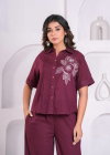Naisha K 138 Cotton Slub Fancy Co Ord Set Wholesalers In Delhi
