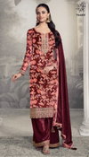 Charvi By Vinay Kuleesh Velvet Embroidery Salwar Kameez Orders In India