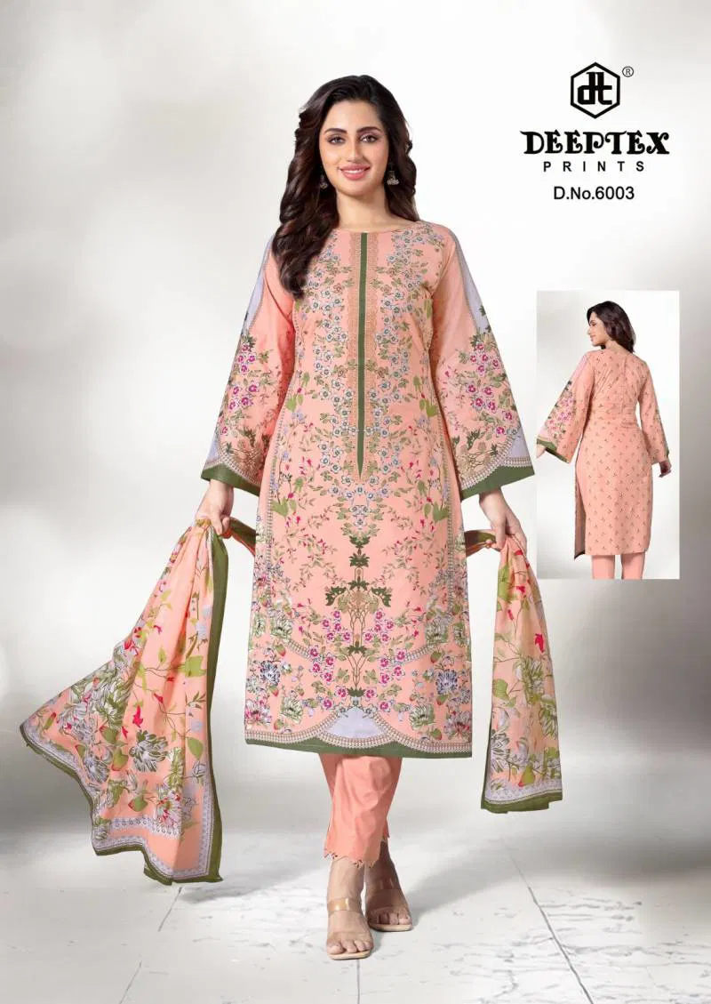 Roohi Zara Vol 6 By Deeptex Cotton Dress Material Wholesale Price In Surat