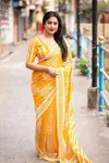 Scmd Anokhi A Digital Printed Linen Cotton Fancy Saree Wholesale Market Surat