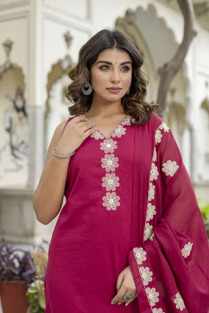 Tanyaa P 405 Cotton Work Fancy Readymade Suit Suppliers In India