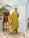 Naisha K 390 Roman Silk Handwork Kurti With Pant Dupatta Wholesale Clothing Suppliers In India
