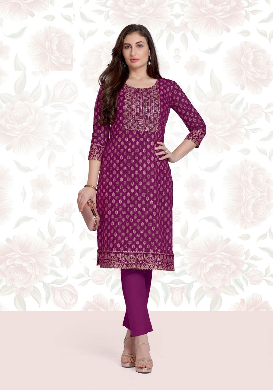 Suryajyoti Tara 1 Latest Fancy Ethnic Wear Designer Kurti With Pant Collection