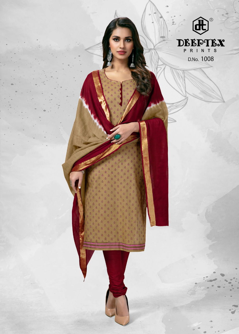 Deeptex Tradition 10 Casual Daily Wear Cotton Printed Dress Material Collection
