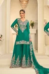 Velvora By Gulkayra Real Chinon Embroidery Readymade Suits