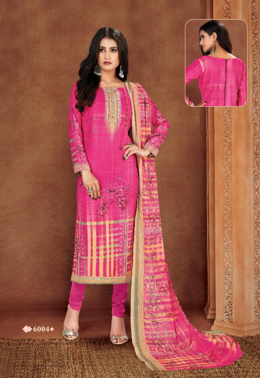 Gori Pakiza Vol 6 Latest Heavy Cotton Printed Casual Wear Dress Material Collection 