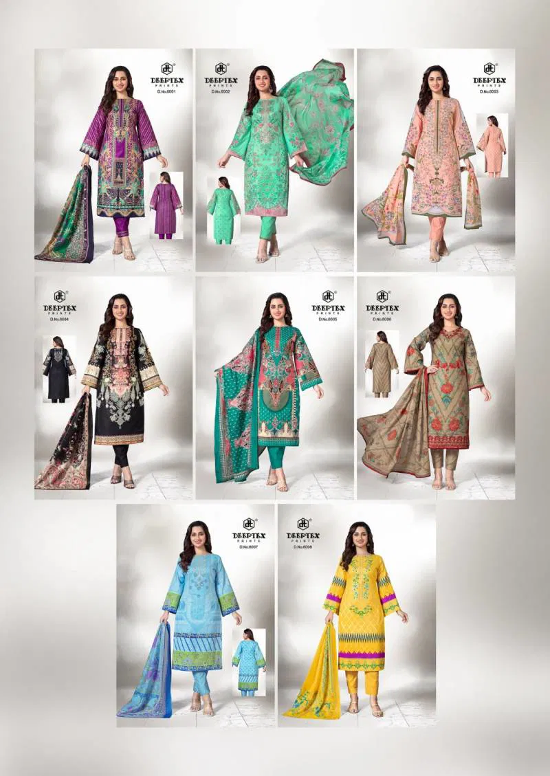 Roohi Zara Vol 6 By Deeptex Cotton Dress Material Wholesale Price In Surat