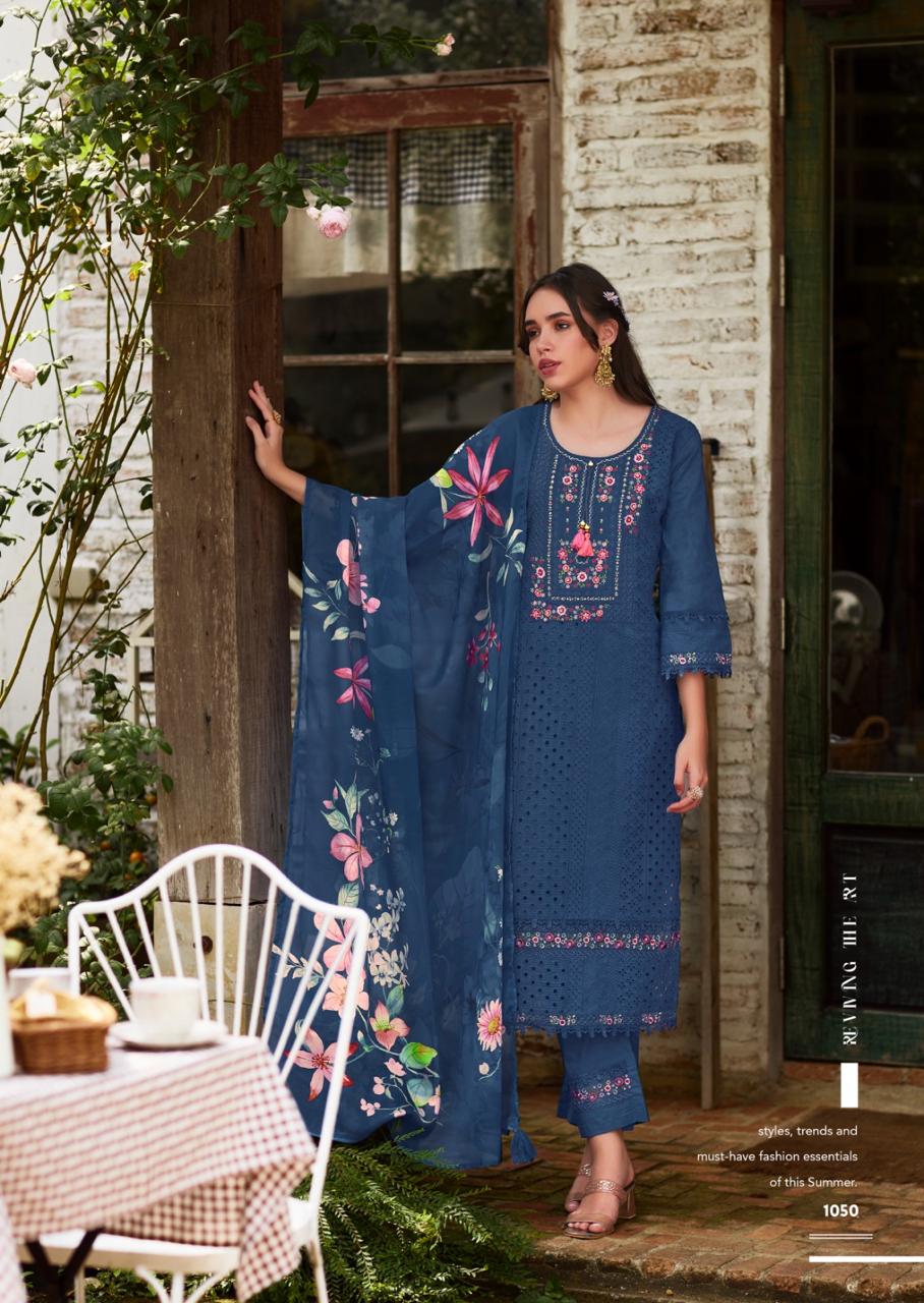 Be Khudi By Prm Cotton Shiffli Embroidery
Readymade Suits Wholesale Market Surat