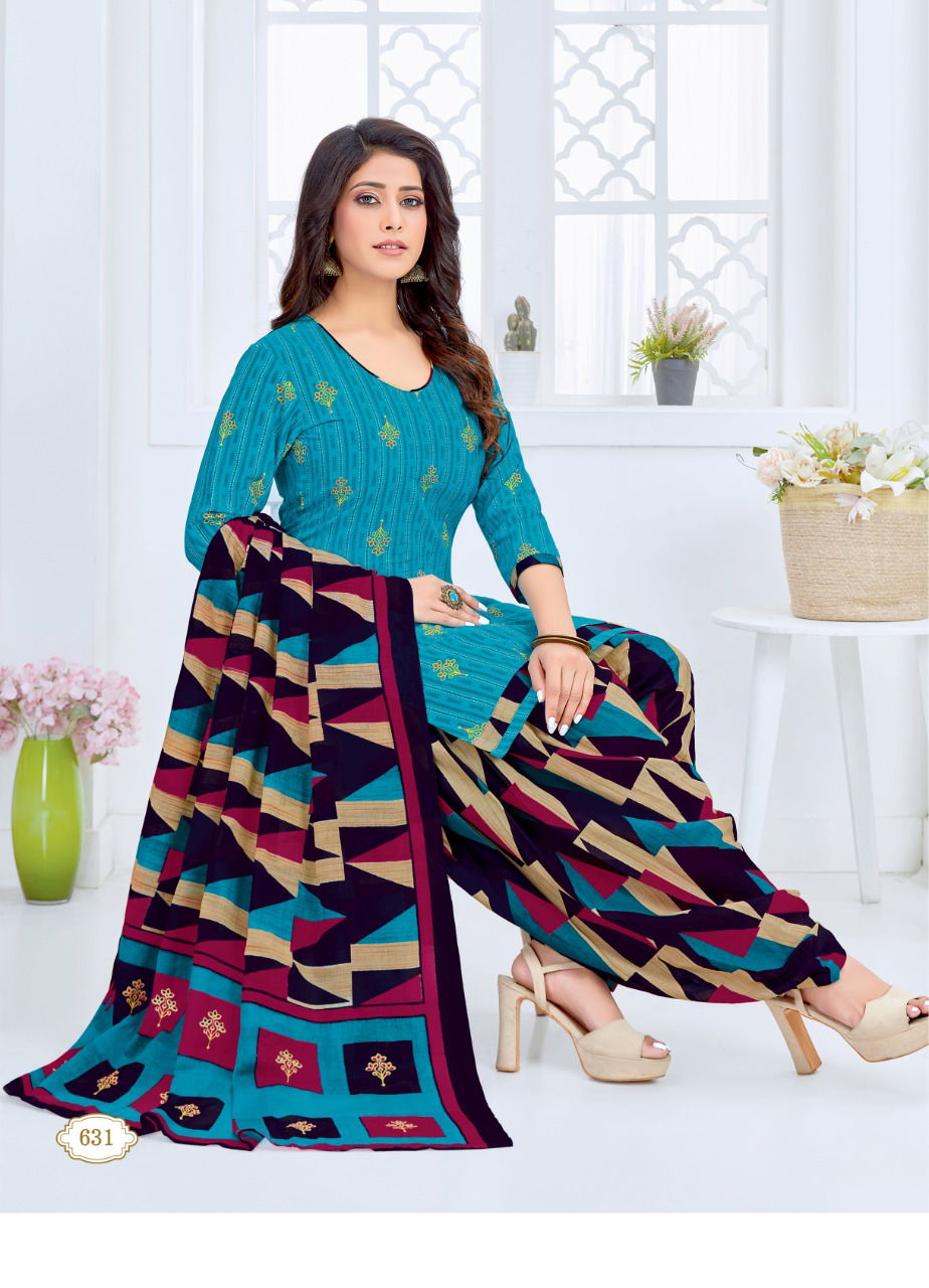 Kuber Geet Patiyala 7 Latest Fancy Designer Regular Wear Printed Cotton Collection
