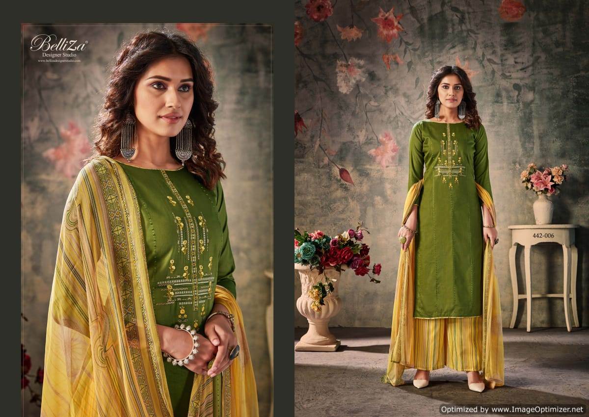 Belliza Nazar E Patiala 4 Latest Designer Pure Jam Cotton With Kashmiri Embroidery Work Nazneen Dupatta 