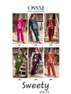 Sweety Vol 2 By Ossm Cotton Embroidery Western Co Ord Set Wholesalers In Surat