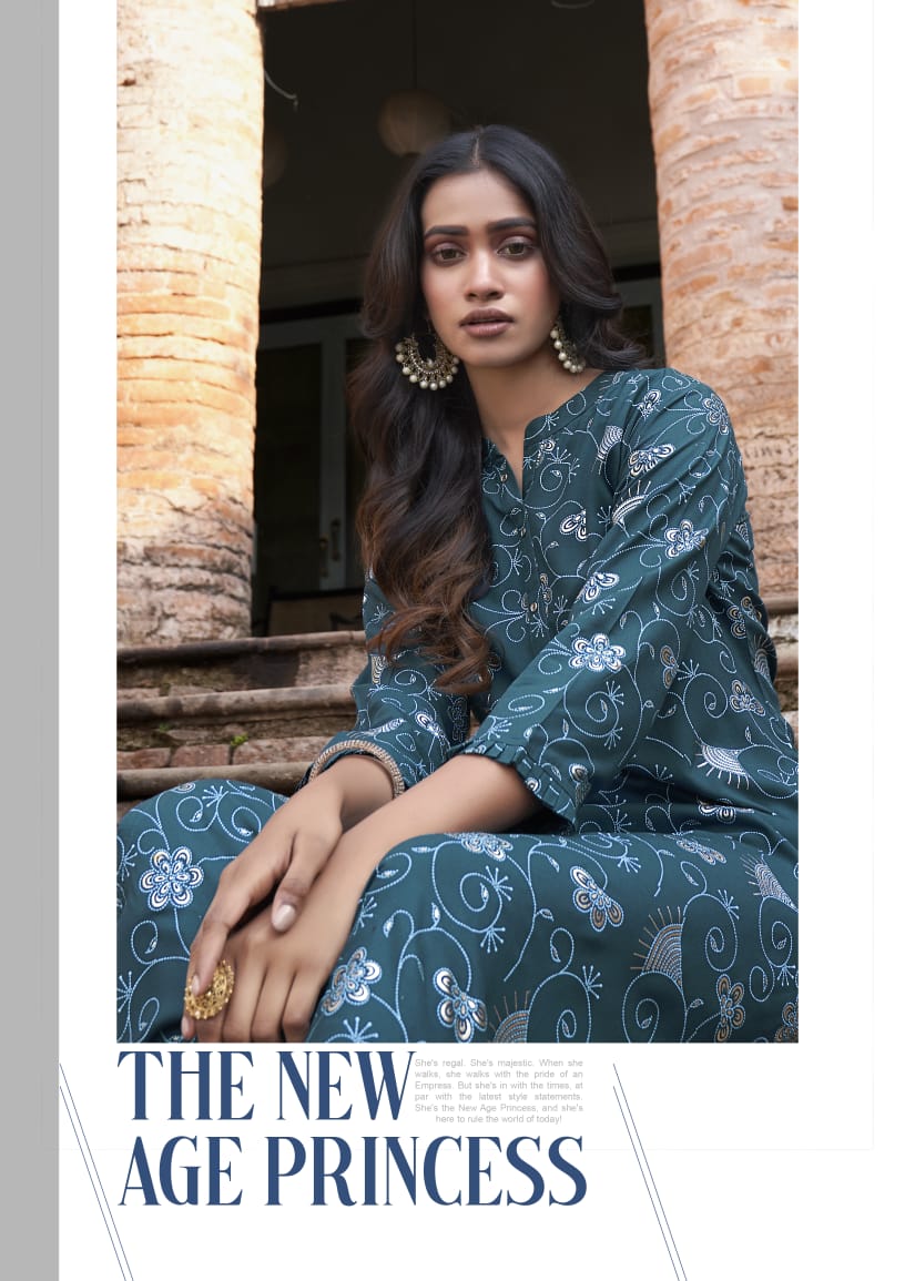 Banwery Colourbar Latest Fancy Heavy Foil Print Ethnic Wear Designer Kurtis Collection
