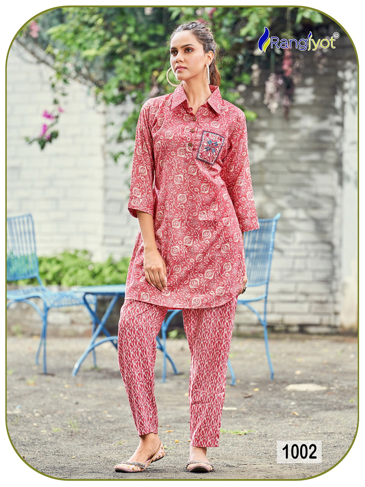 Rangjyot Shimoni Vol 1 Printed Cord Set Catalog
