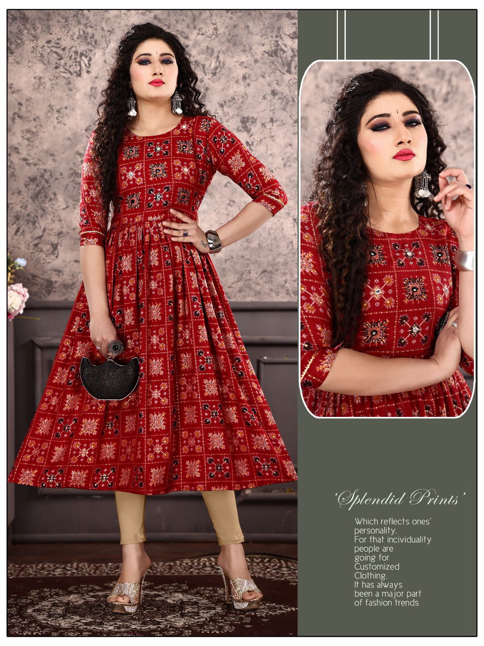 Tutone Capsul 2 Fancy Daily Wear Latest Anarkali Kurti Collection