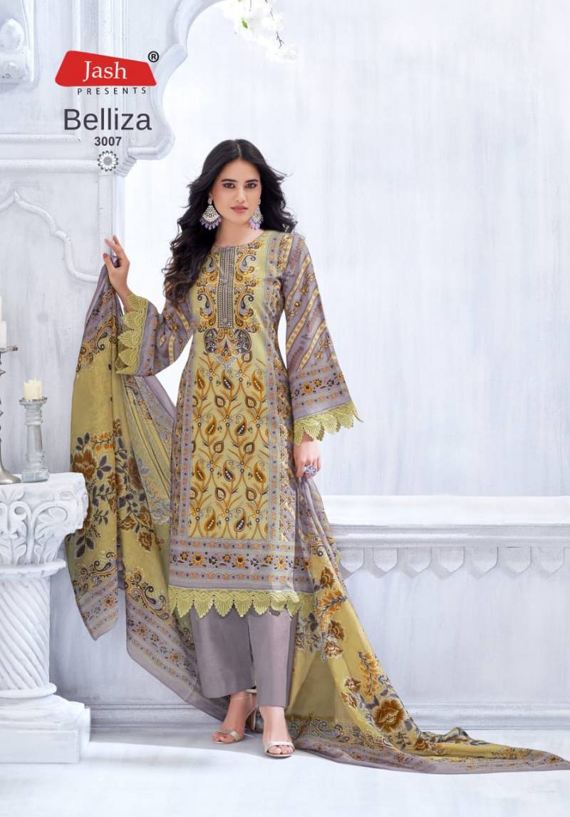 Jash Belliza Vol 3 Cotton Printed Dress Material Wholesale Market In Surat

