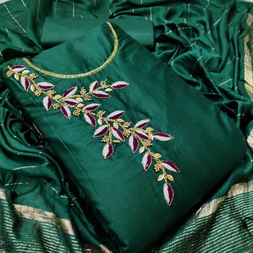 Designer Cotton 786 Latest fancy Designer Casual Wear Handwork Dress Material Collection

