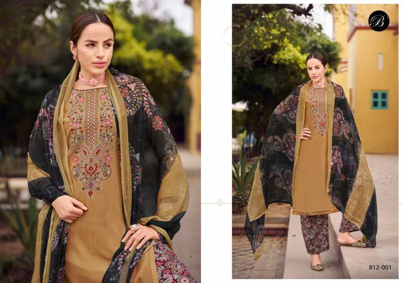Belliza Gulbano Vol 3 Viscose Rayon Slub Dress Material Wholesale Clothing Distributors In India