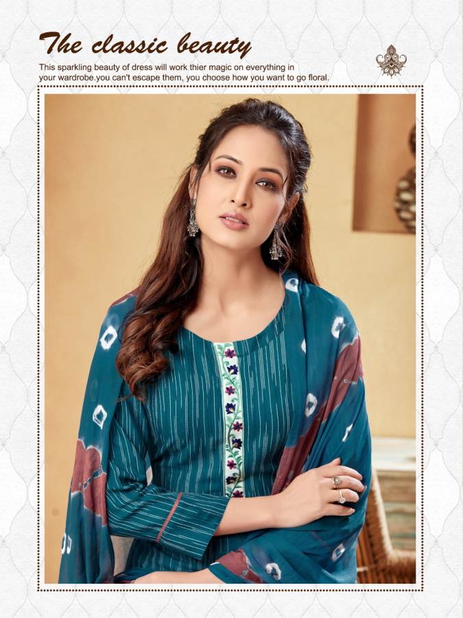 Karissa Paalav Latest Collection Ready Made Designer Casual Wear Plazzo Suit 