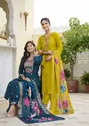 Nora Vol 4 By Karissa Fancy Viscose Wholesale Kurti With Bottom Dupatta In India