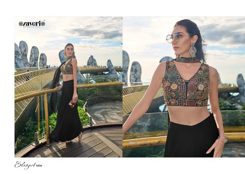 Ailis By Zaveri Western Party Wear Lehenga Choli