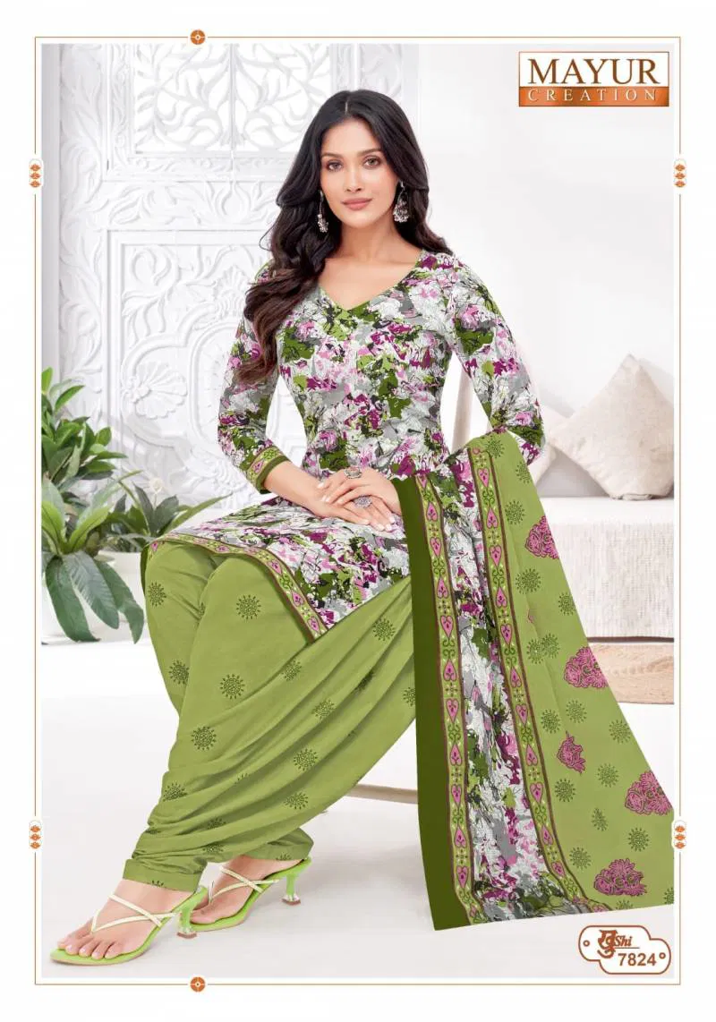 Khushi Vol 78 By Mayur Cotton Dress Material Wholesale Shop In Surat
