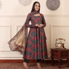 Dhruvi 329 Viscose Printed Surat Anarkali Kurtis With Bottom Dupatta Wholesale Market