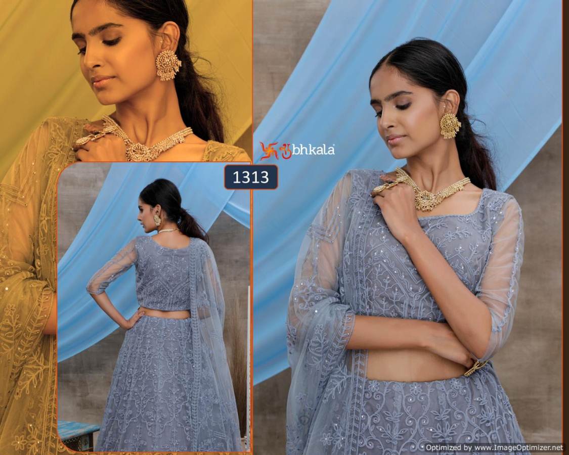 KF Bridesmaid Vol 6 Latest Designer Threads Embroidery Work With Stone Lehenga Collection 