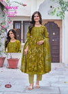 Zeenat Vol 29 By Kavya Capsule Foil Printed Naira Cut Kurti Bottom With Dupatta Wholesale In India