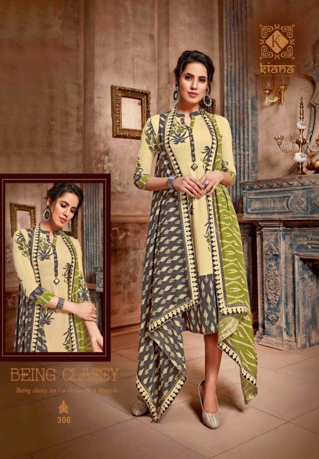 Kiana Vintage 3 Heavy Latest Rayon Festive Wear Designer Kurti Collection