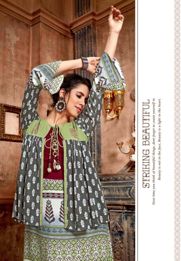 Kiana Vintage 3 Heavy Latest Rayon Festive Wear Designer Kurti Collection