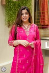 KF 1011 Kalaai Chanderi Silk Online Kurti With Bottom Dupatta Wholesale