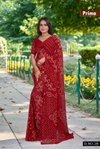 Prima Weightless Georgette Bandhani Sarees Wholesale Market In India
